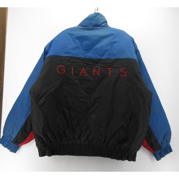 VINTAGE New York Giants Jacket Large Pro Player Windbreaker Bomber 90s - Picture 11 of 16